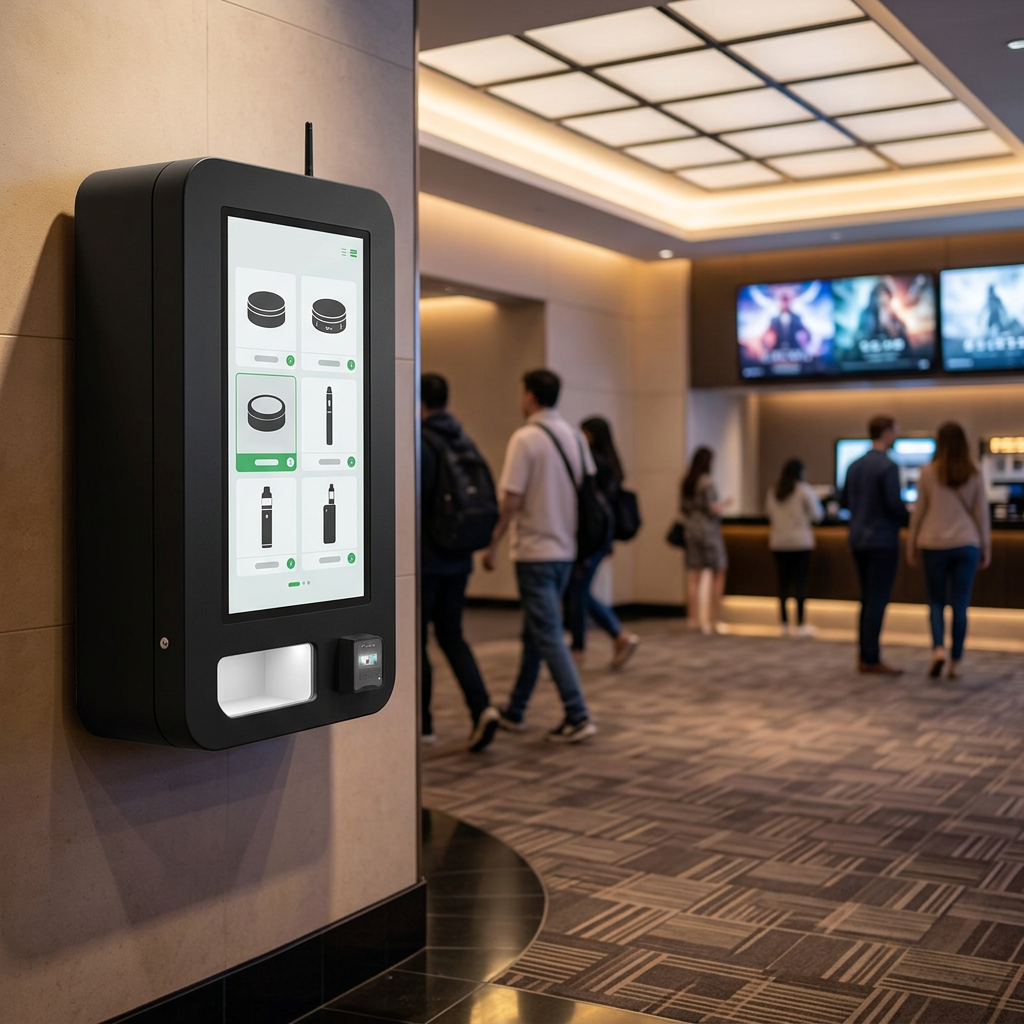 BankID-automat i foajé för åldersreglerade varor